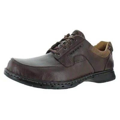 Неструктурированные мужские оксфорды Clarks UN.BEND коричневого цвета 11,5 узкие (C) BHFO 6120