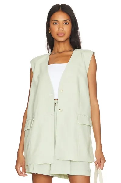 Жилет WeWoreWhat Relaxed, цвет Fog Green