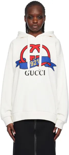 Белый худи Interlocking G 1921 Gucci