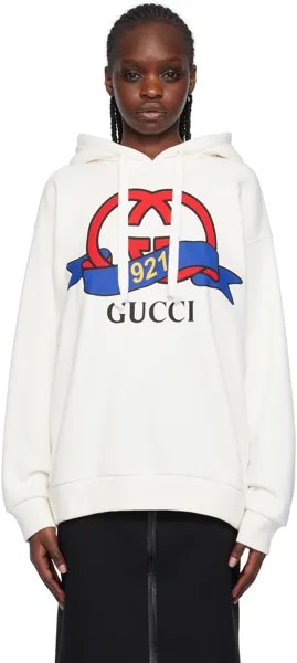 Белый худи Interlocking G 1921 Gucci