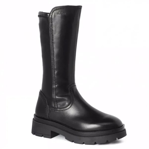 Полусапоги женские s.Oliver 5-5-25610-27_2689519 черные 40 EU