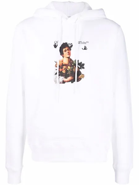 Off-White худи Caravaggio Boy с логотипом