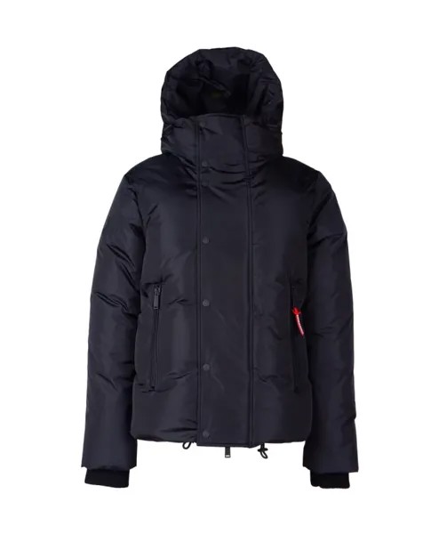 Пуховик с капюшоном Dsquared2, черный