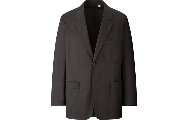 Мужской деловой костюм UNIQLO, цвет Black