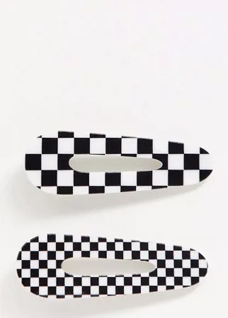 2 заколки для волос ASOS DESIGN x Christian Cowan-Черный