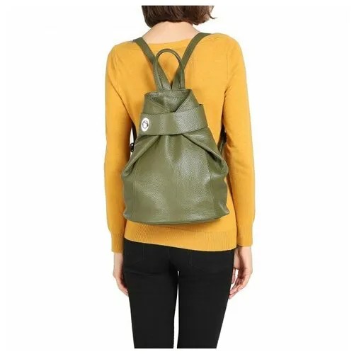 Сумка diva's bag, 14х34х34 см, темно-зеленый
