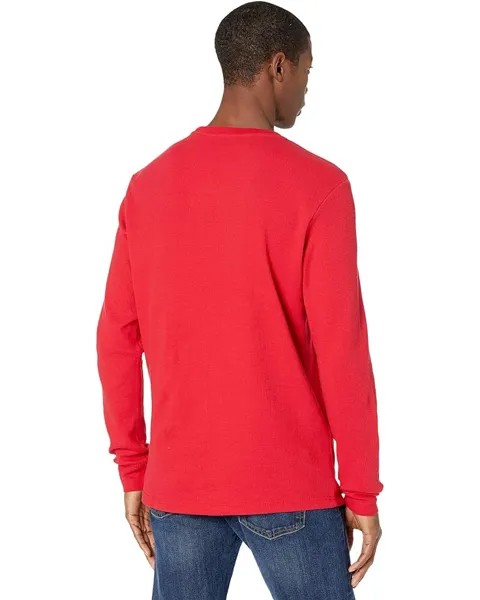 Рубашка U.S. POLO ASSN. Long Sleeve Crew Neck Solid Thermal Shirt, цвет Engine Red