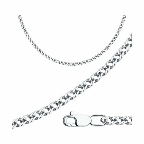 Цепь Diamant online, серебро, 925 проба, длина 45 см, средний вес 7.37 г, , серебристый