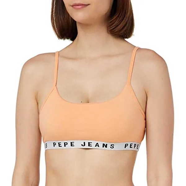 Бюстгальтер Pepe Jeans Solid Stripes Bra, оранжевый