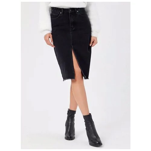 Юбка джинсовая TOM FARR 5961.58 женская, цвет чёрный, размер 26