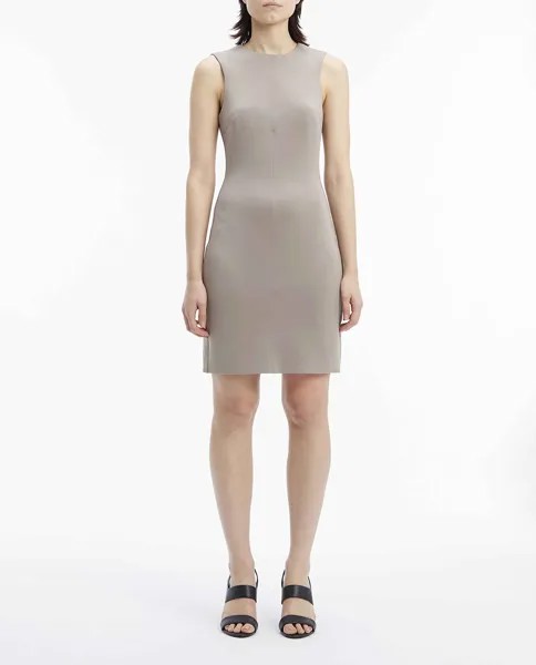 Платье-боди на бретелях Calvin Klein, серый