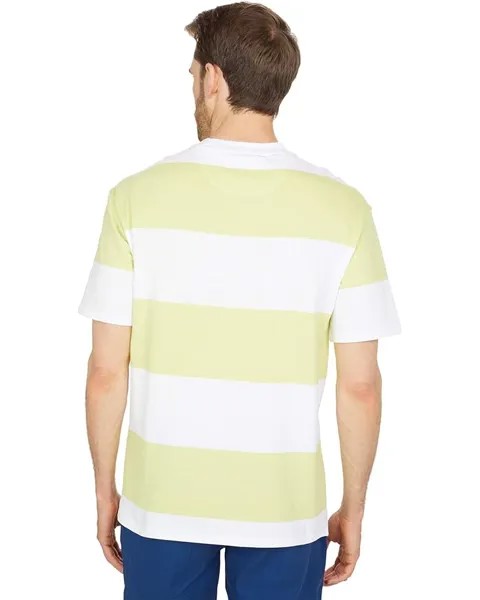 Футболка Selected Homme Bold Loose Fit Tee, цвет Shadow Lime/Bright White