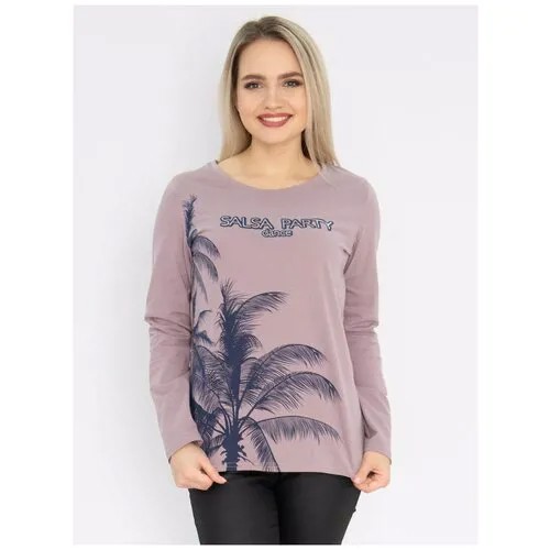 Лонгслив Style Margo, размер 44, коричневый
