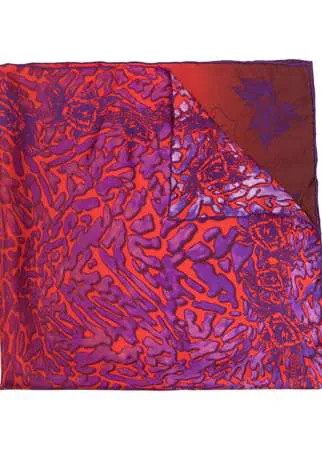 Givenchy шелковый платок Psychedelic с графичным принтом