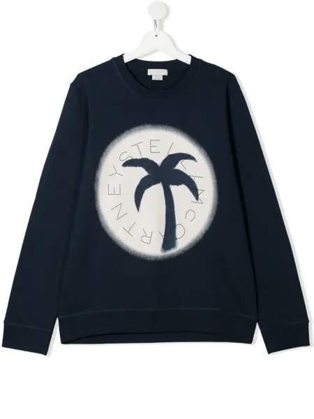 Stella McCartney Kids толстовка с логотипом