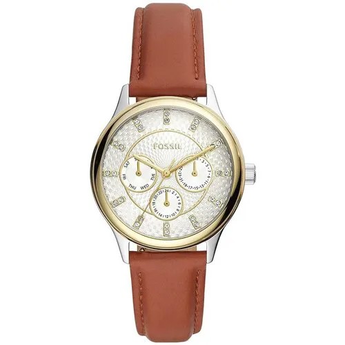 Наручные часы FOSSIL Modern Sophisticate BQ3408, коричневый, белый