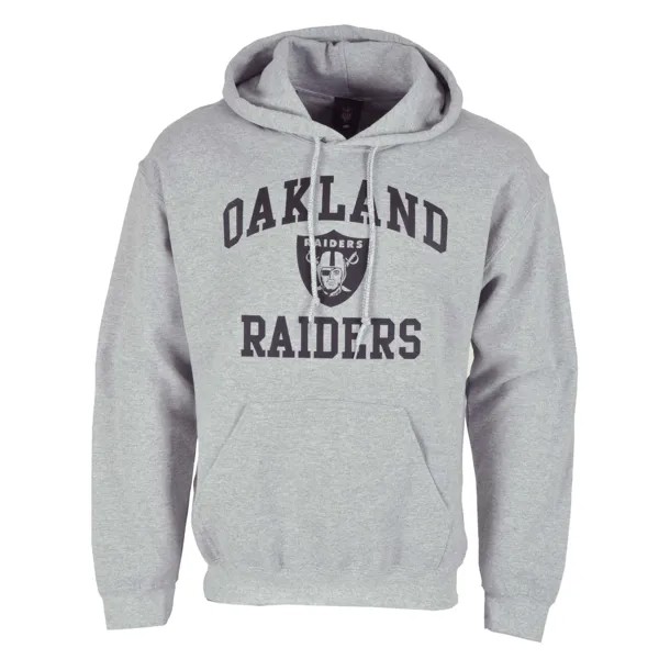 Пуловер Majestic Athletic Hoodie Oakland Raiders, серый