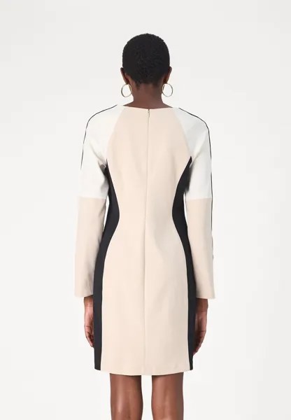 Платье-футляр RAGLAN DKNY, черный