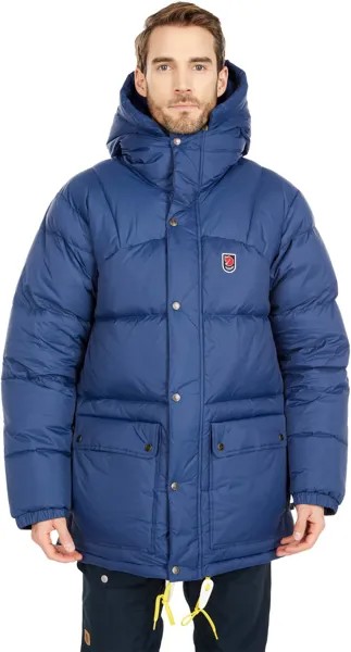 Экспедиционный пуховик Fjällräven, темно-синий