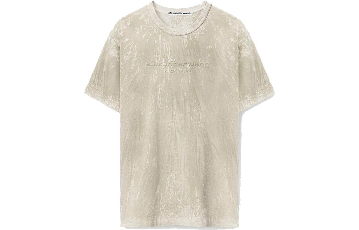 Футболка унисекс Ice Grey Alexander Wang, серый