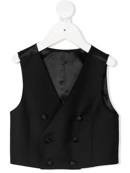 Dolce & Gabbana Kids двубортный жилет