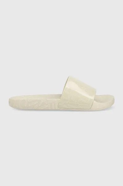 Шлепанцы POOL SLIDE RUBBER Calvin Klein, бежевый