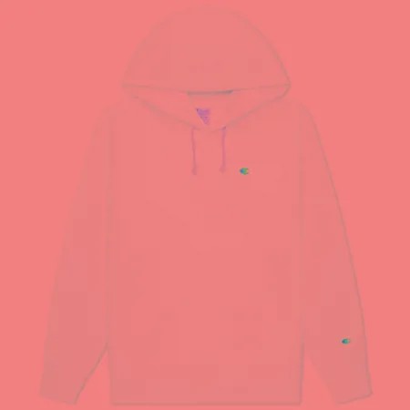 Мужская толстовка Champion Reverse Weave Logo Chest & Sleeve Hoodie, цвет белый, размер S