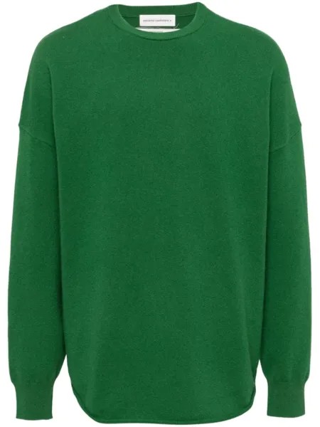 Extreme cashmere укороченный вязаный джемпер Ec Crew, зеленый
