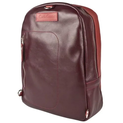 Кожаный рюкзак Carlo Gattini Albera burgundy/red (арт. 3055-09)