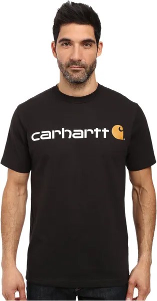 Футболка с фирменным логотипом (S/S) Carhartt, черный