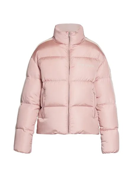 8 Moncler Стеганый пуховик Palm Angels Rodman Moncler Genius, розовый