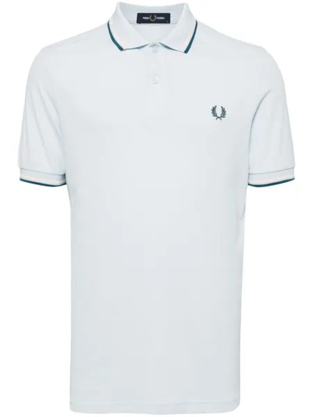 Fred Perry рубашка поло с вышитым логотипом, синий