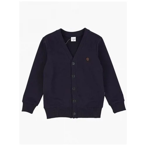 Кардиган для мальчика Mini Maxi, модель 5012, цвет черный, размер 152