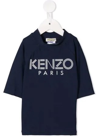 Kenzo Kids футболка оверсайз с логотипом