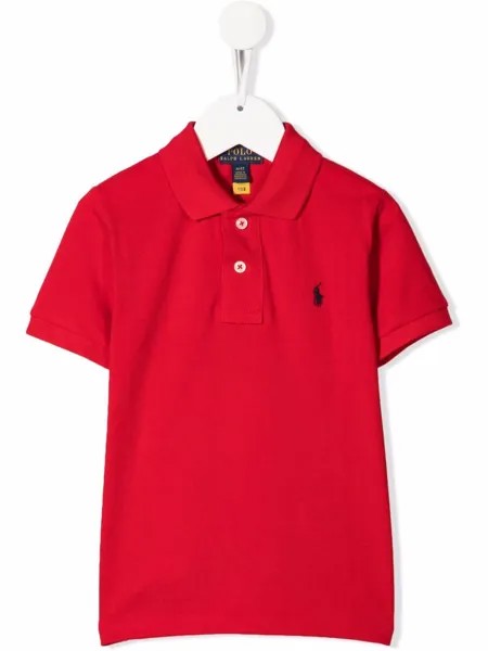 Ralph Lauren Kids рубашка поло с вышитым логотипом