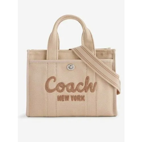 Сумка тоут Coach, бежевый