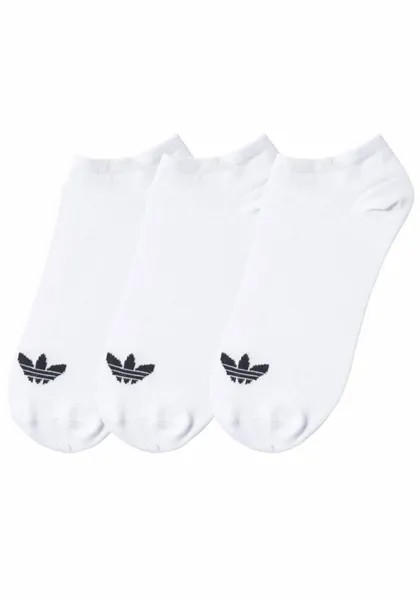 Носки до щиколотки ADIDAS ORIGINALS Trefoil Liner, белый