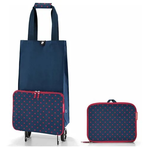 Сумка на колесиках Foldabletrolley mixed dots red
