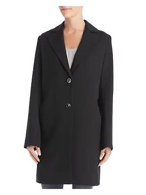 TAHARI Женская черная однобортная зимняя куртка на пуговицах с подкладкой S