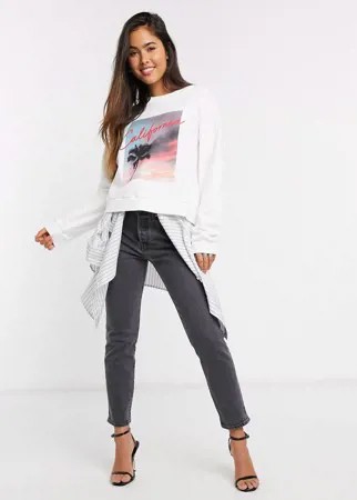 Белый свитшот с принтом Levi's