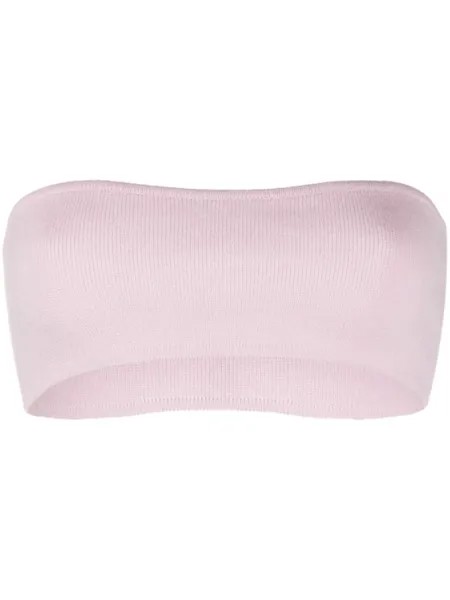 Allude укороченный кашемировый топ, розовый