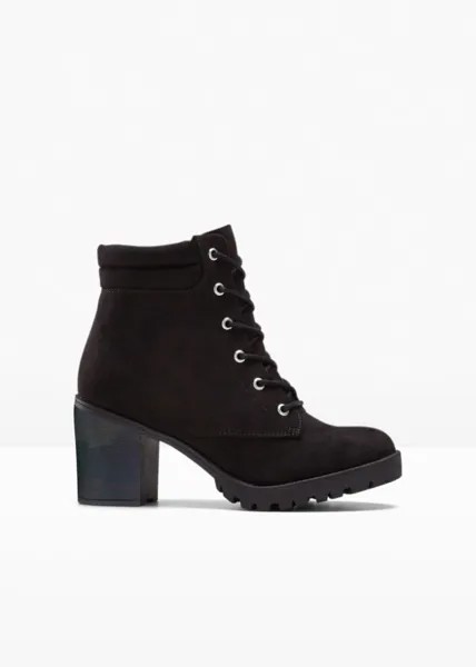 Ботинки на шнуровке John Baner Jeanswear, черный