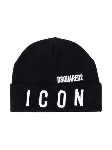 Dsquared2 Kids шапка бини Icon с логотипом