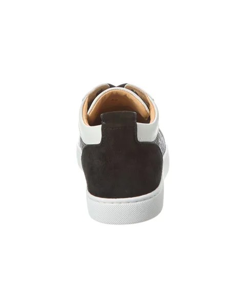 Christian Louboutin Rantulow Orlato Кроссовки из замши и кожи, черный