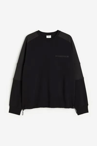 Свитшот мужской H&M 1137865001 черный XS (доставка из-за рубежа)