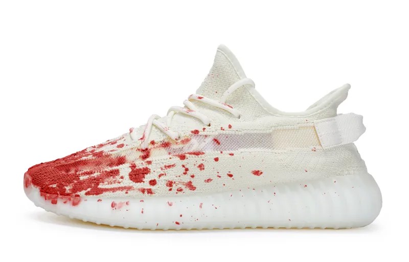 Кроссовки adidas originals Yeezy Boost 350 V2 Lifestyle Shoes Unisex Low-top Red, белый/красный