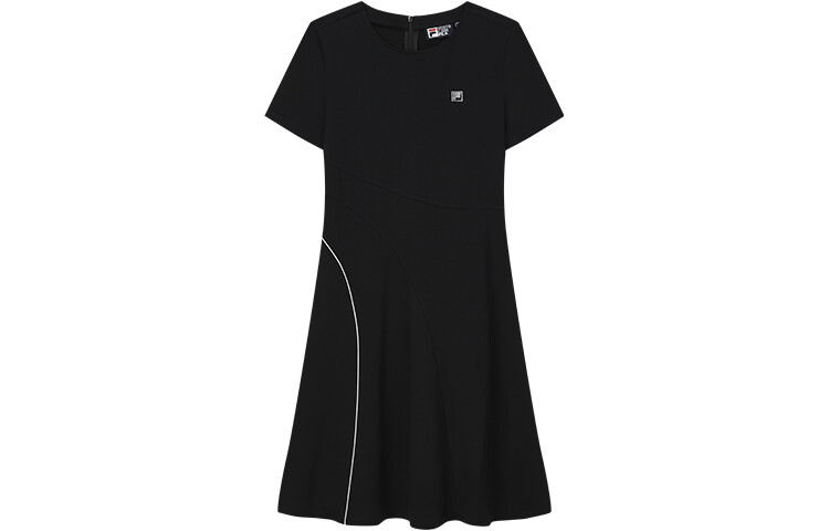 FILA Женские шорты-платье с рукавами, цвет Black