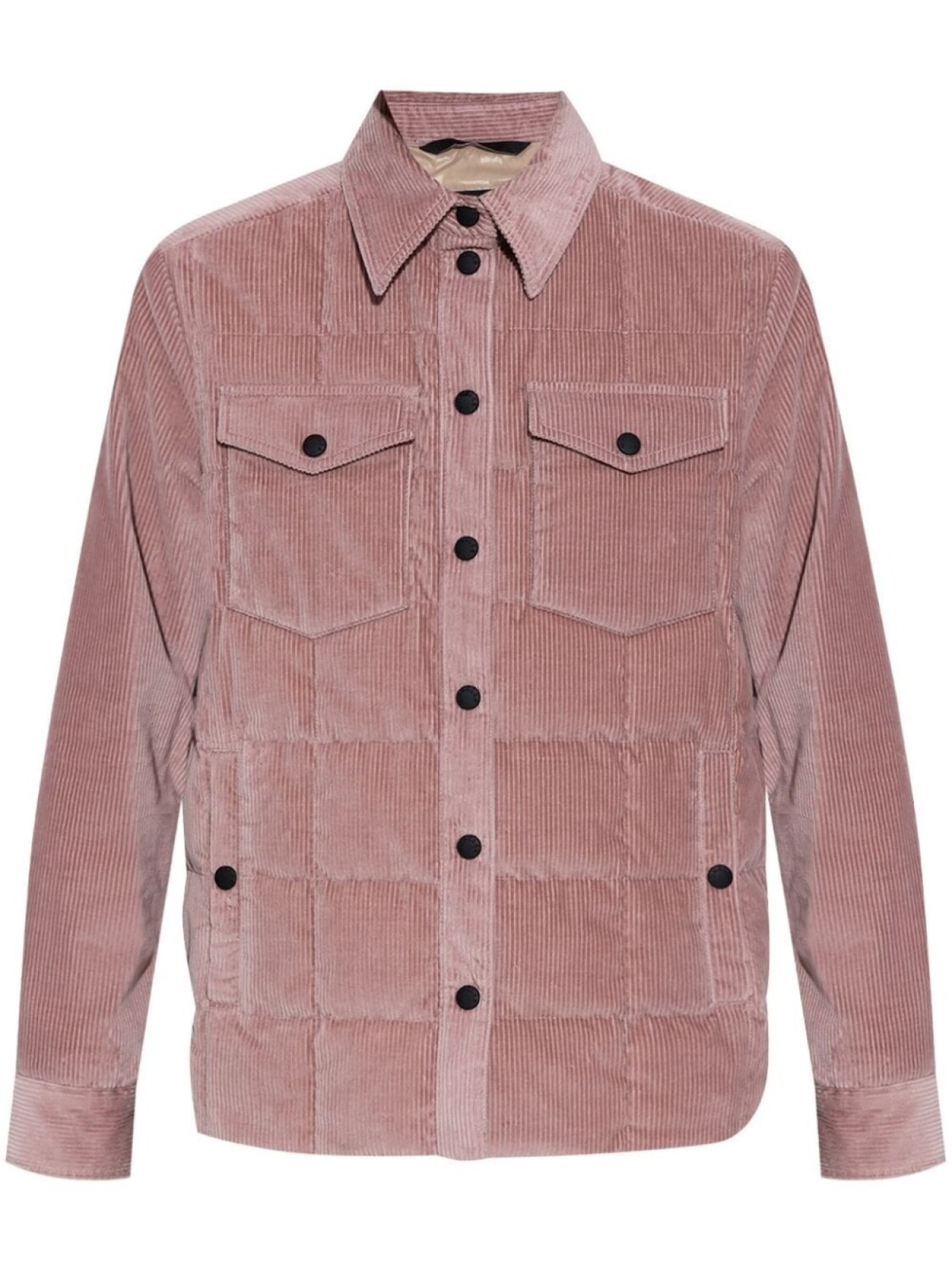 Moncler Grenoble куртка-рубашка с пуговицами, розовый