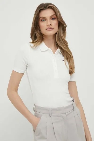 Рубашка поло Tommy Hilfiger, бежевый