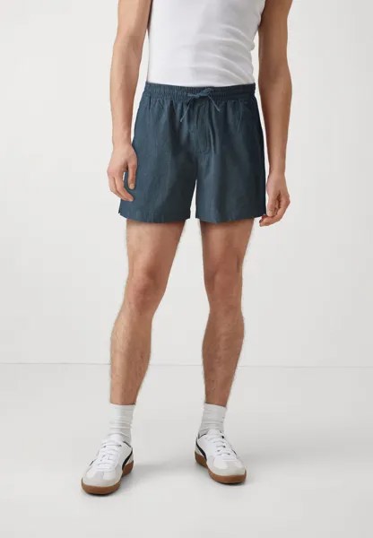 Шорты PULL ON SHORT TEXTURE Abercrombie & Fitch, темно-синий